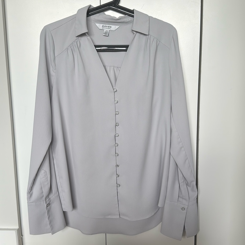 Ever new grey blouse size 4